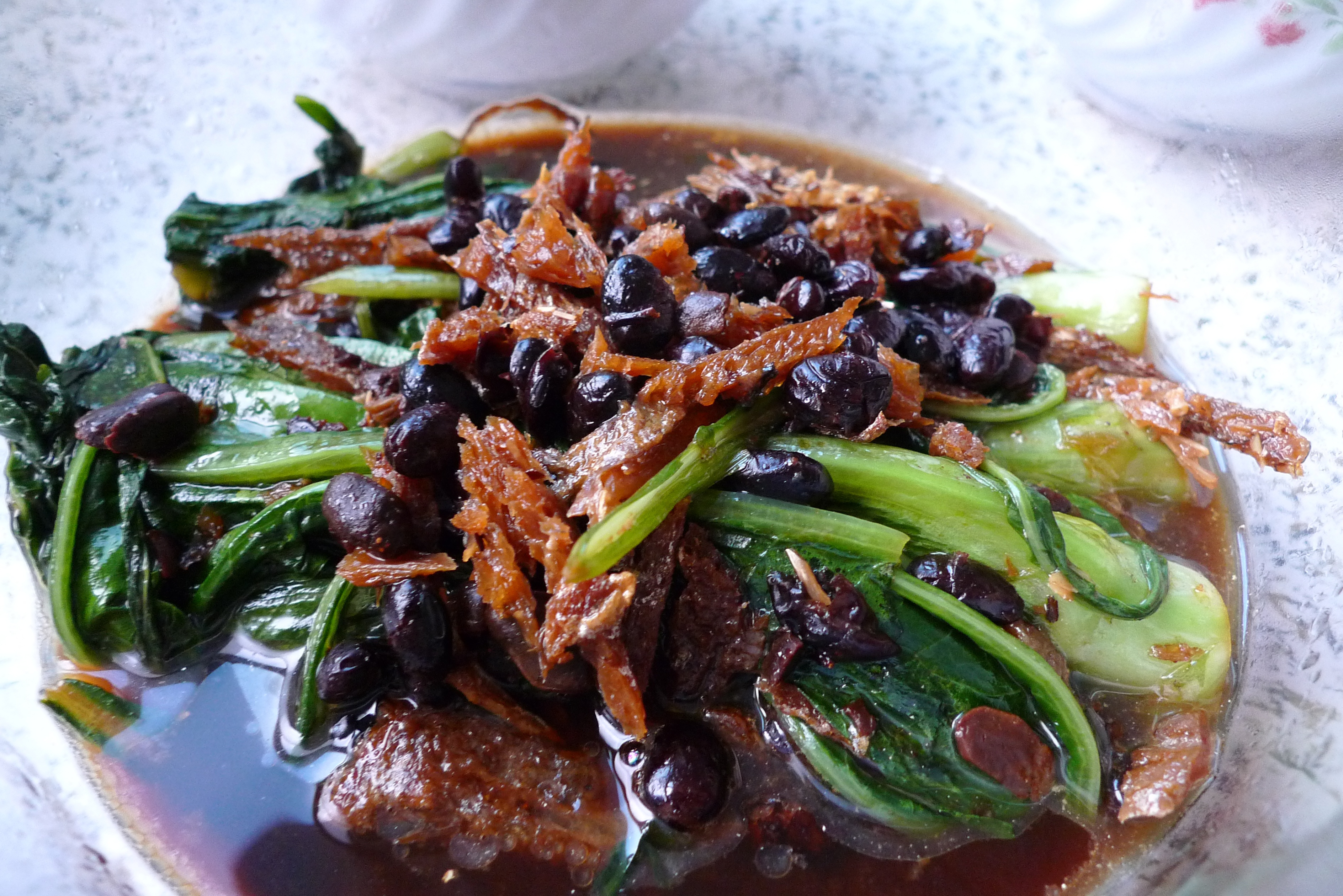 豆豉鲮鱼油麦菜