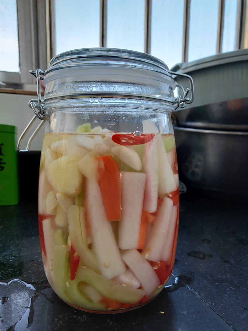 蓎菻做的自制泡菜爽脆酸甜菜谱超简单