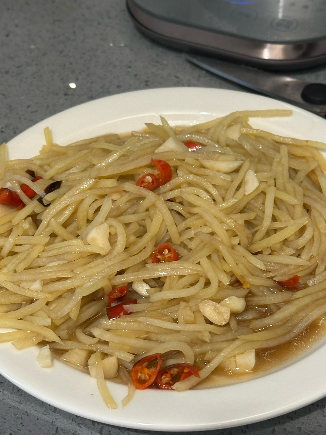 你炒的土豆丝和别人炒的土豆丝