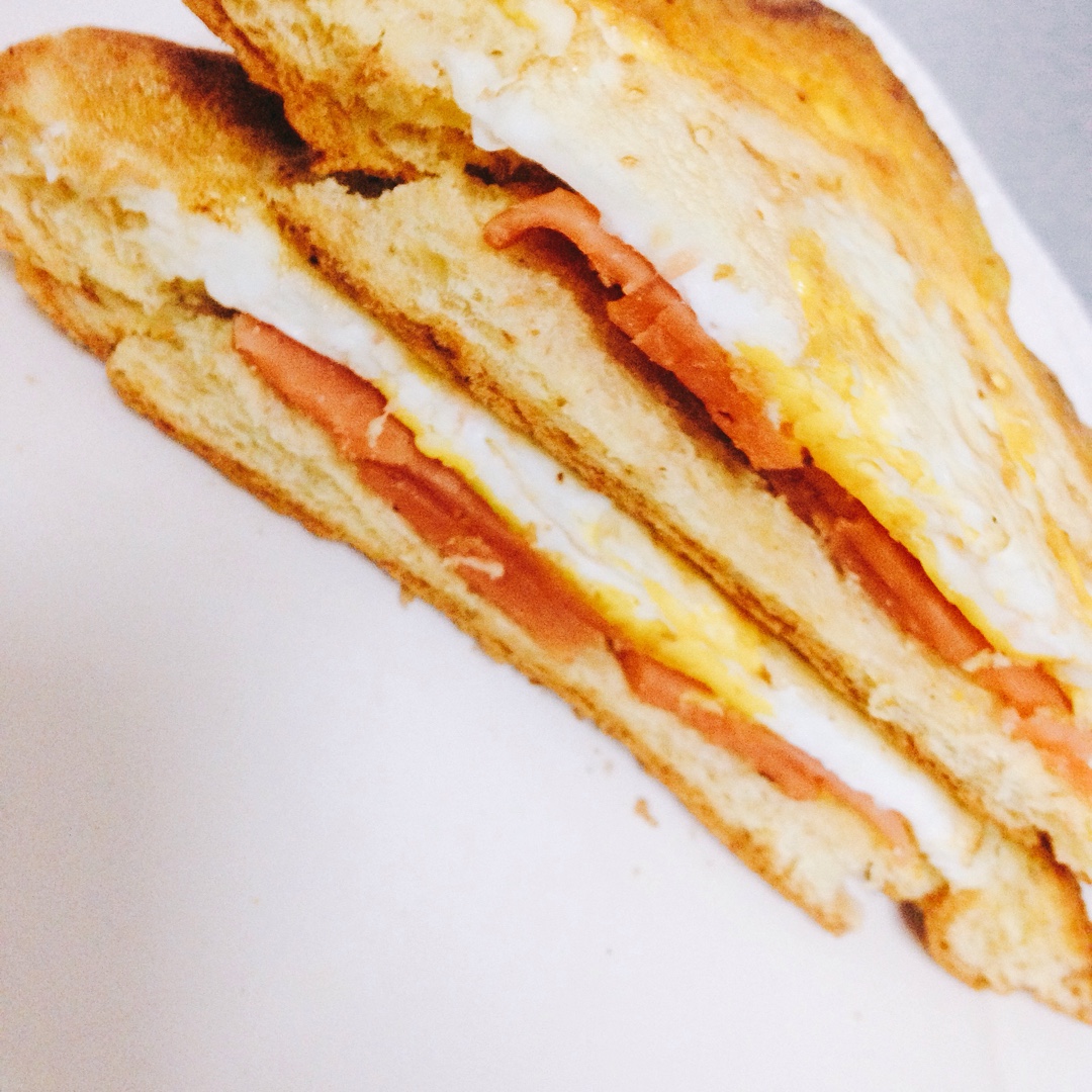 一片面包的三明治