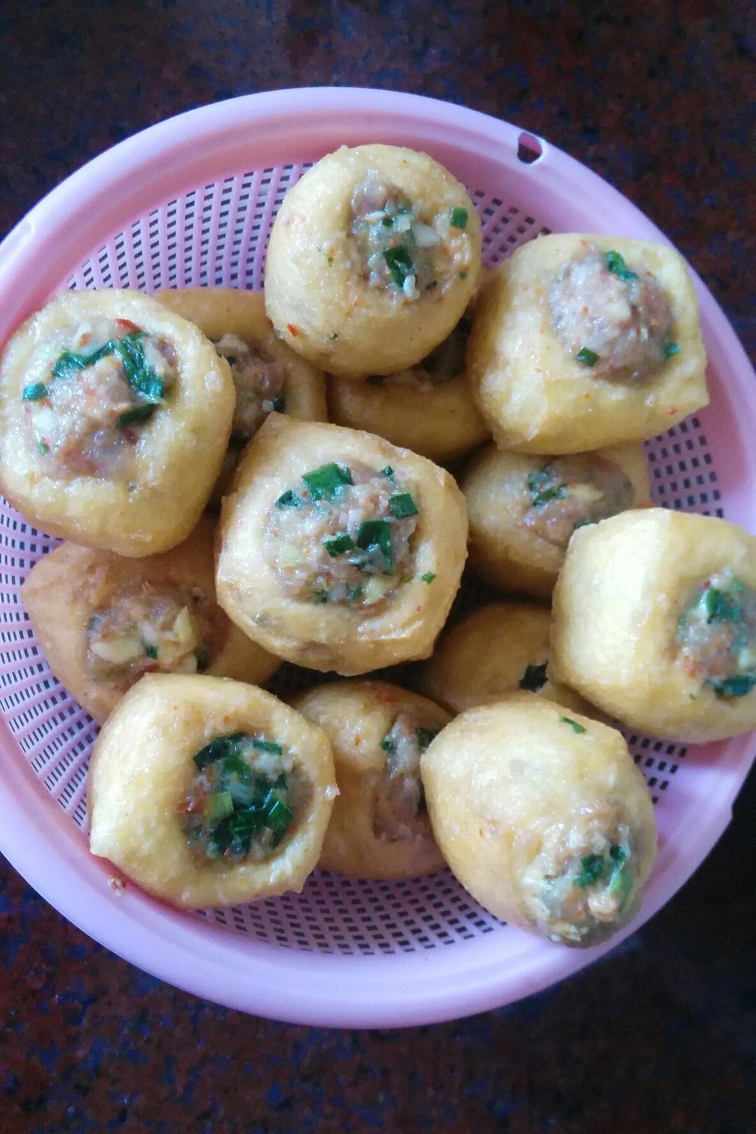 小鱼儿_lyzu做的酿豆腐