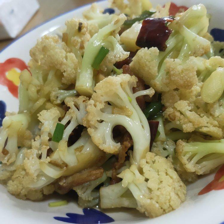 素炒花菜