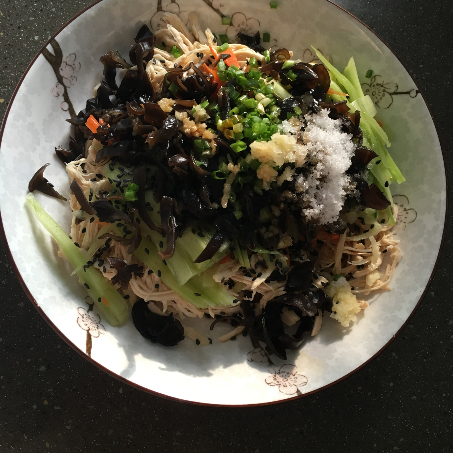 减脂健身｜凉拌手撕鸡丝（香辣&麻油版）