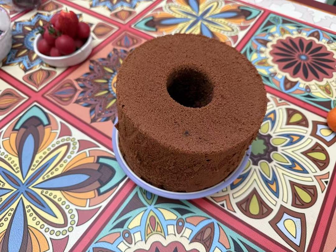 不消泡的可可巧克力戚风蛋糕