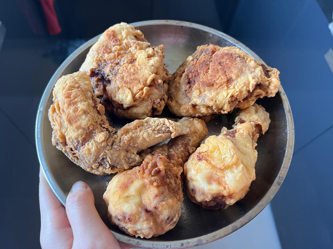 不用炸鸡粉也可以炸出酥脆炸鸡腿