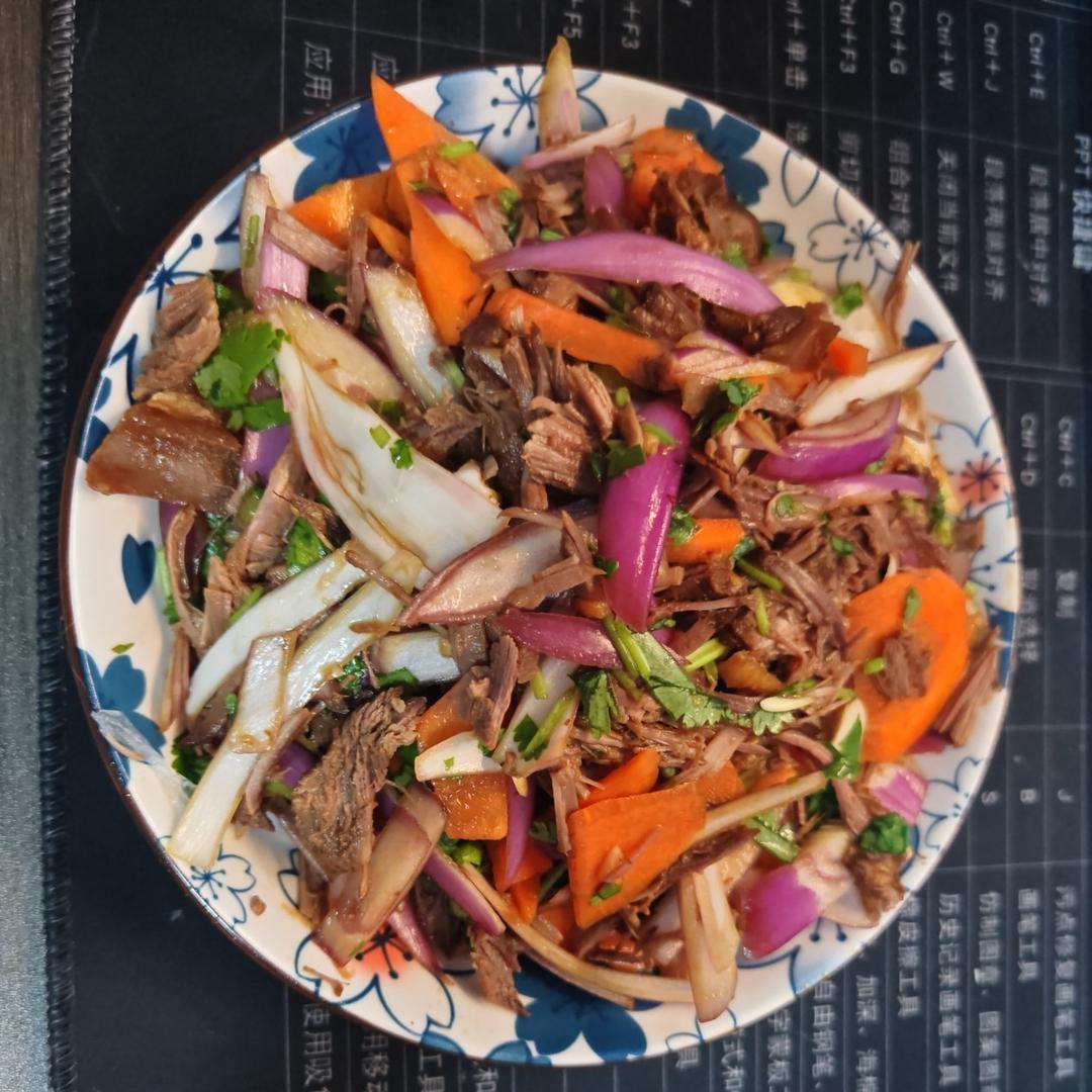 凉拌酱牛肉