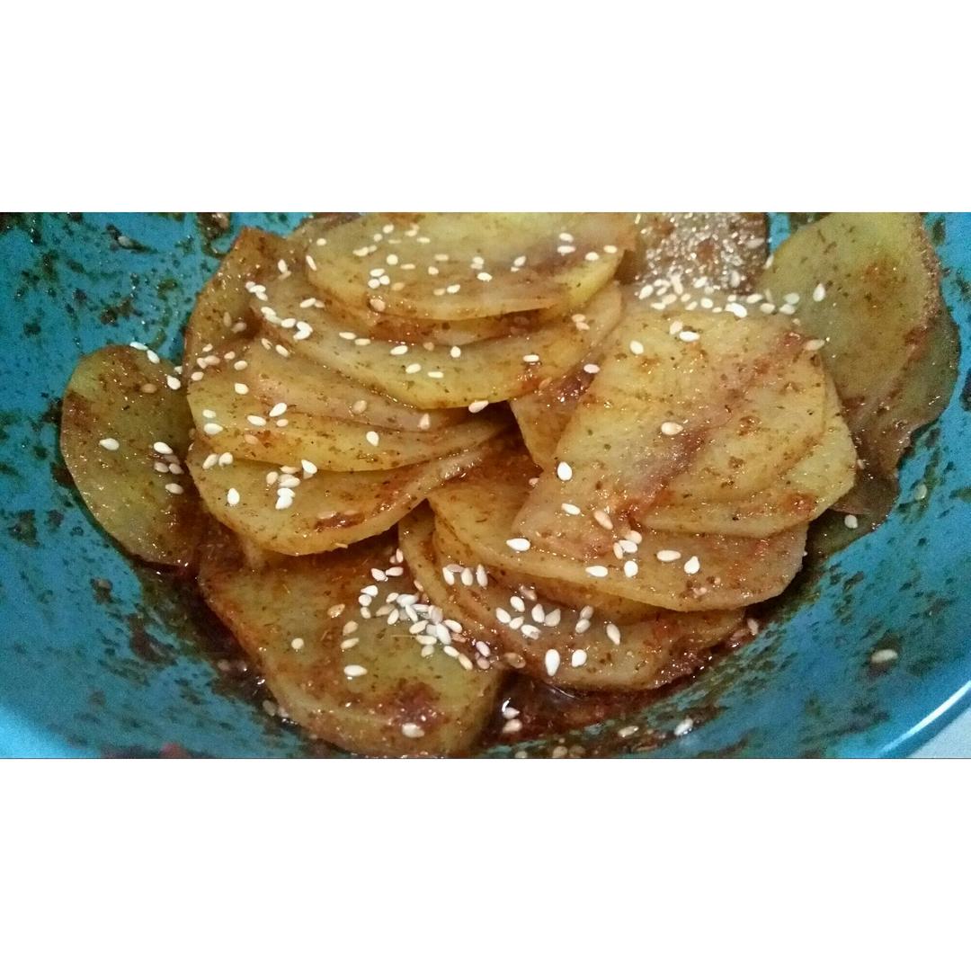 兰州风味麻辣土豆片（又名：通渭路土豆片、马三洋芋片）