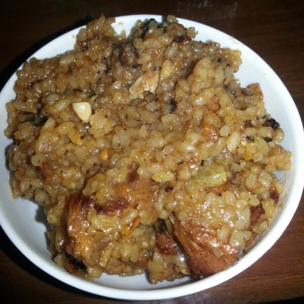 喷香排骨焖饭（爆好吃）