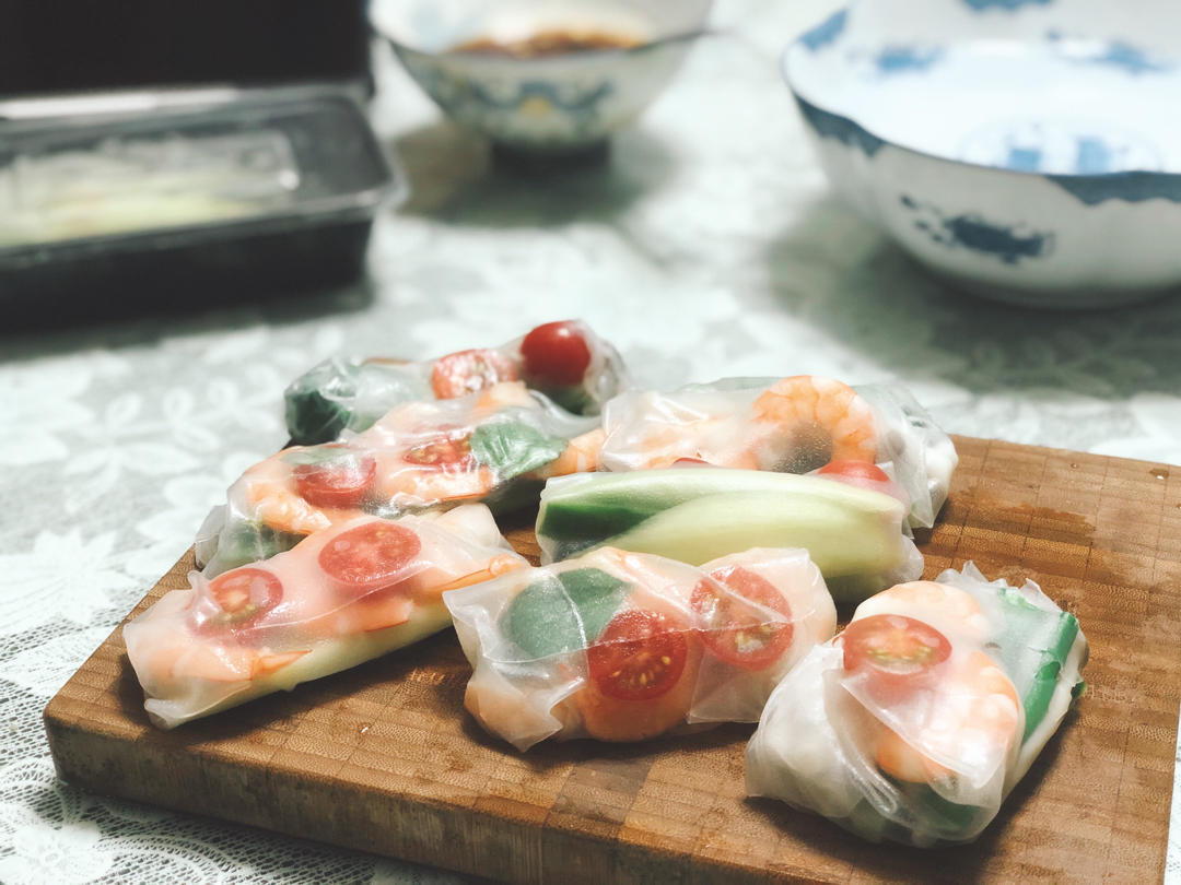 【外貌协会🌴】越南春卷（附蘸汁做法，超低热量！）