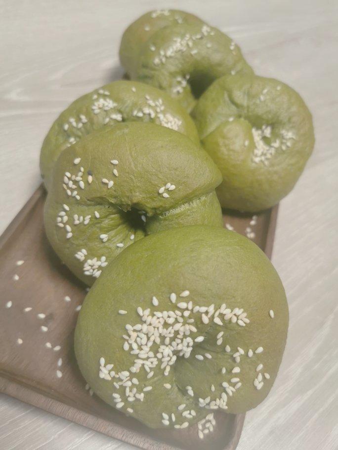 抹茶贝果