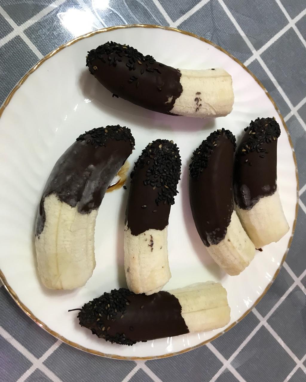 超好吃的巧克力脆皮~！简单神奇的凝固瞬间~