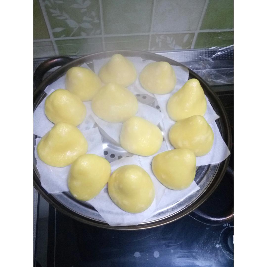 奶香糯米窝窝头