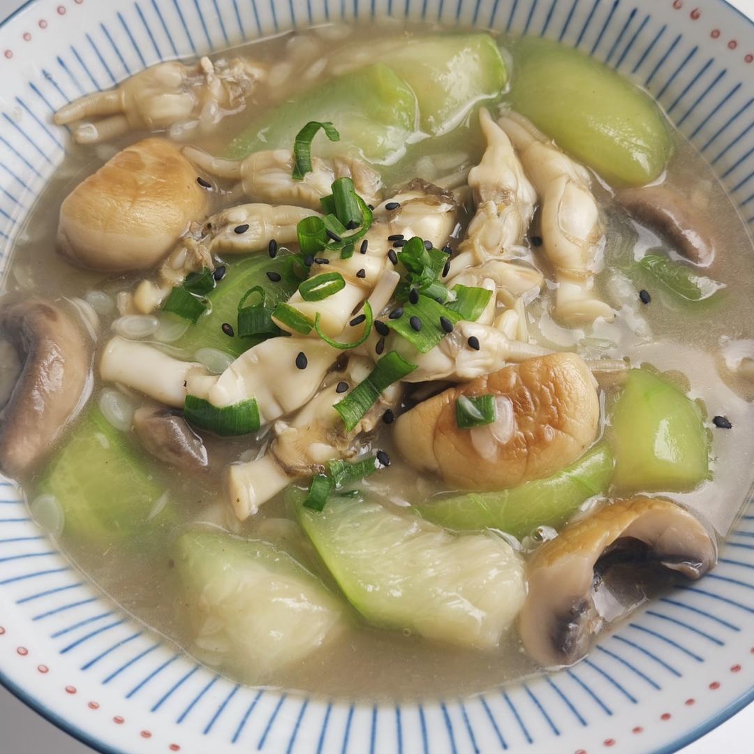 丝瓜炒蛏子