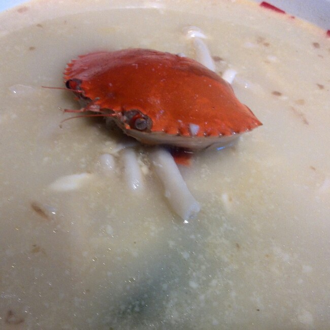 海鲜菇螃蟹汤