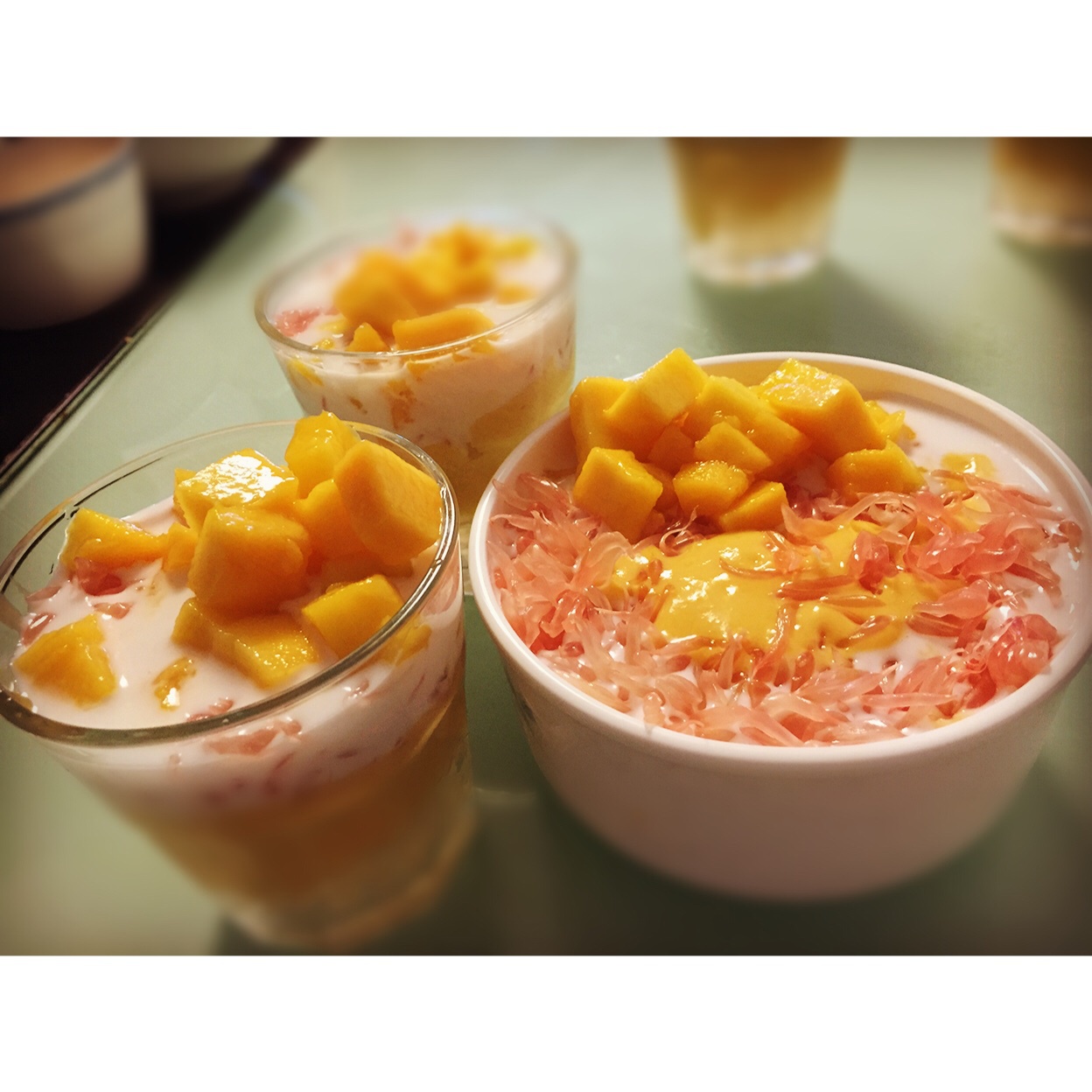 不输甜品店的杨枝甘露