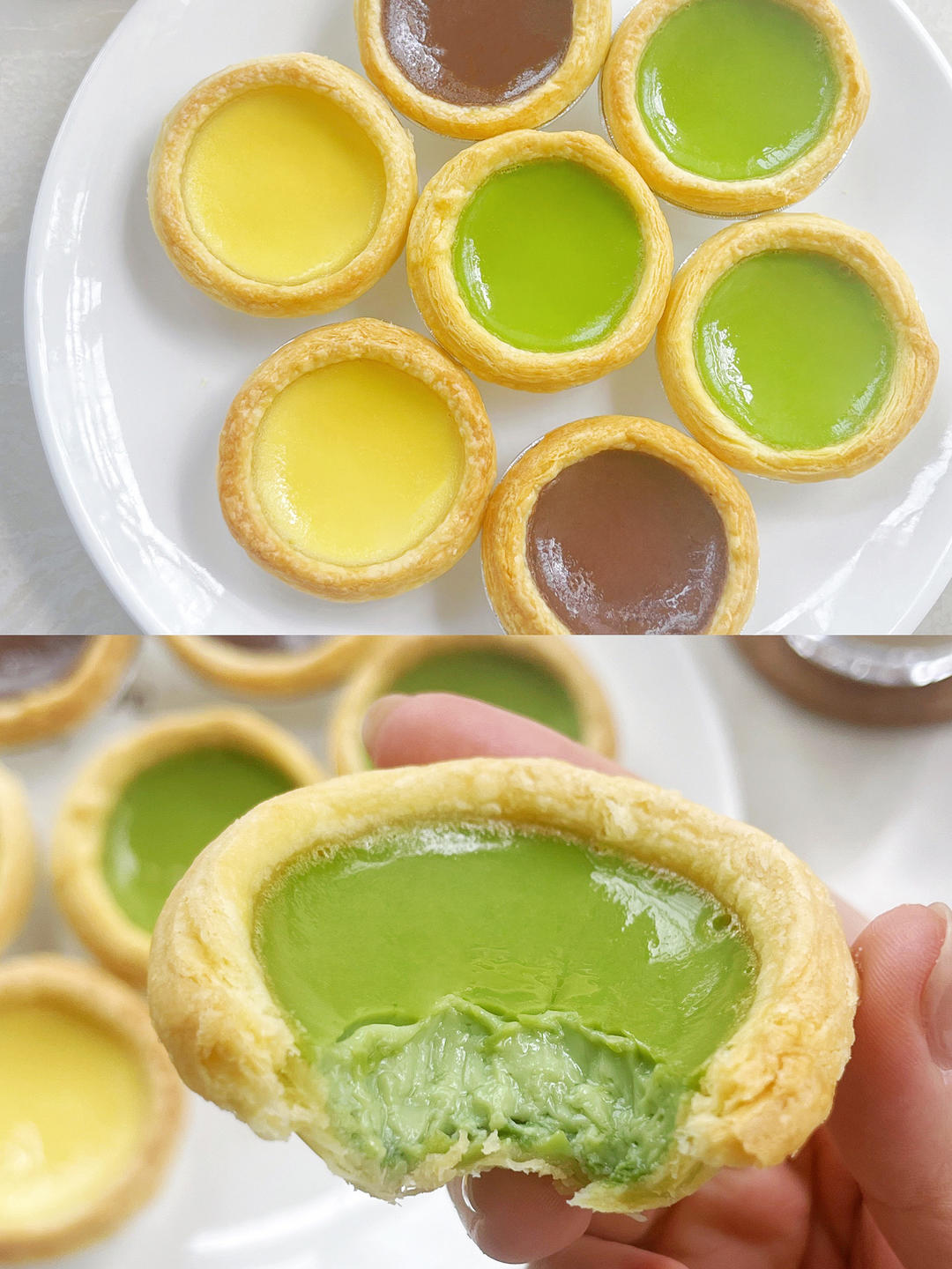 0️⃣零失败三色港式蛋挞