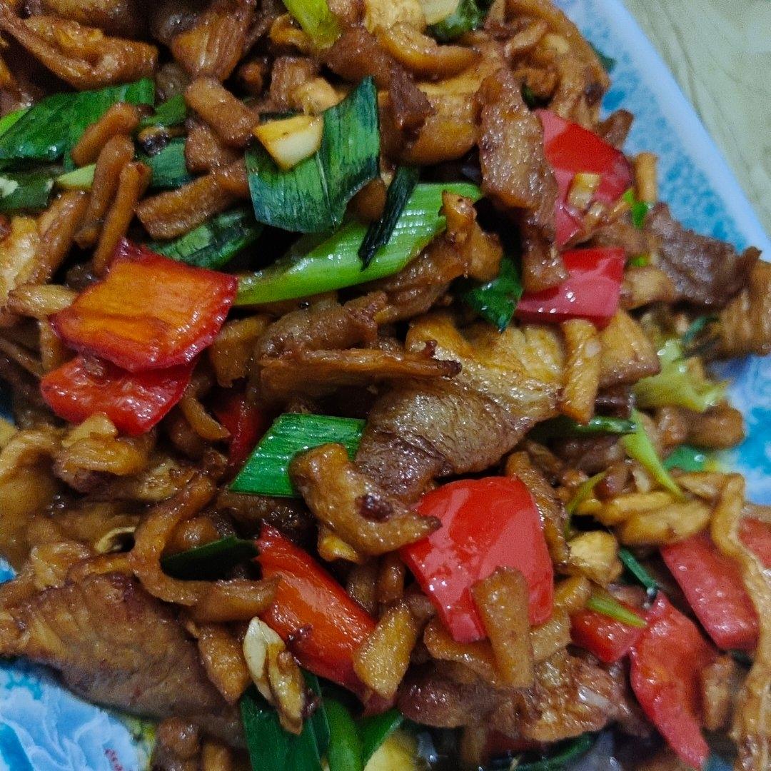 肉炒萝卜干