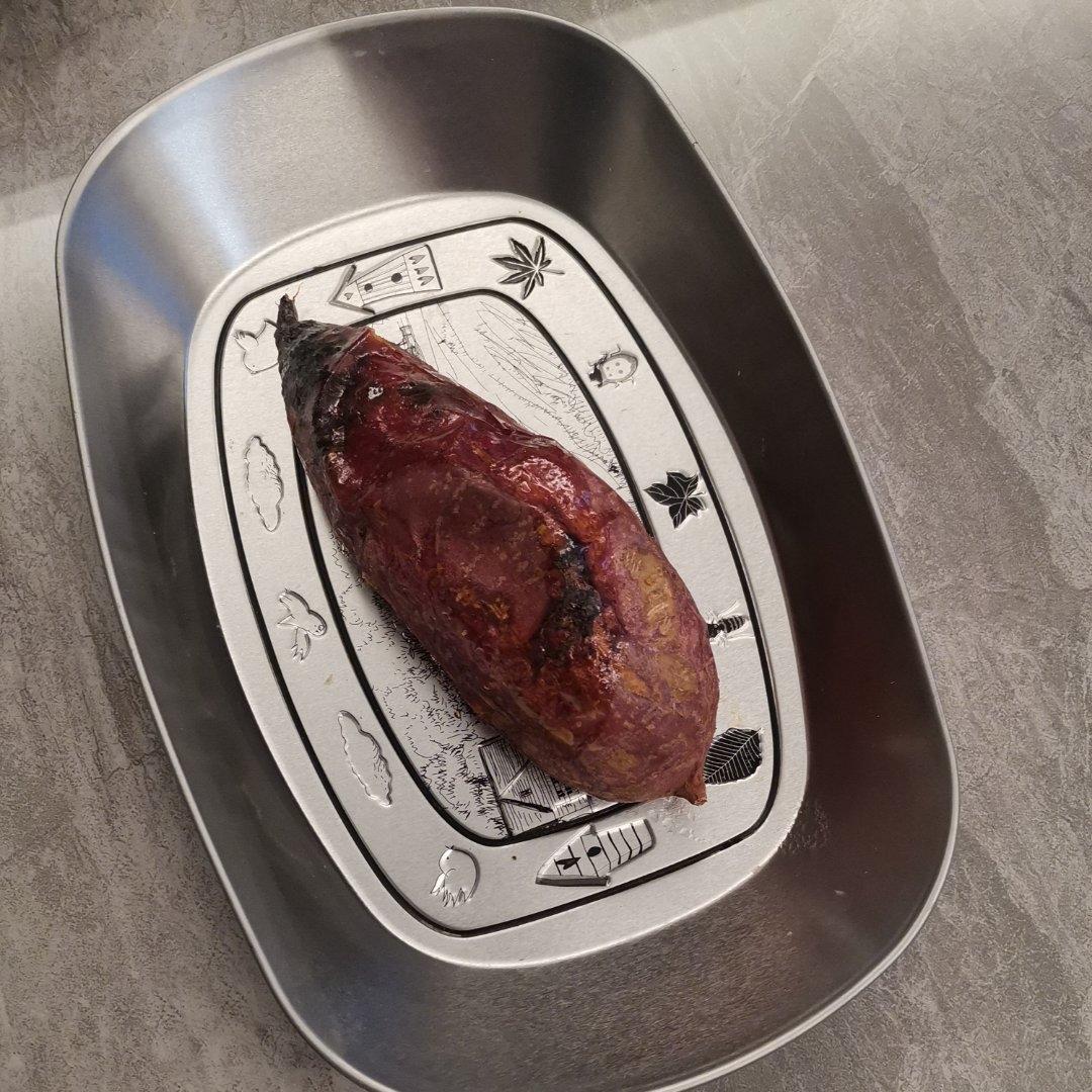 【糯唧唧的烤红薯】糖油四溢皮肉分离外糯里嫩吸溜着吃！