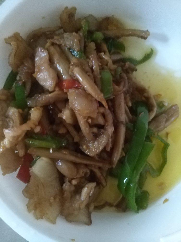 茶树菇炒肉
