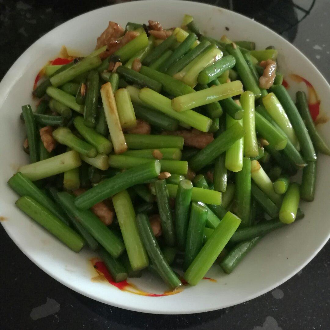 蒜薹炒肉丝
