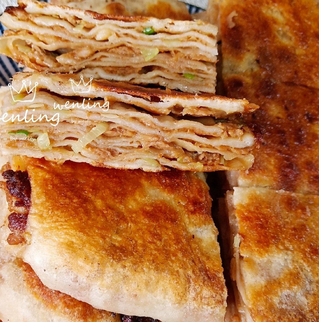 外焦里嫩的“千层肉饼”