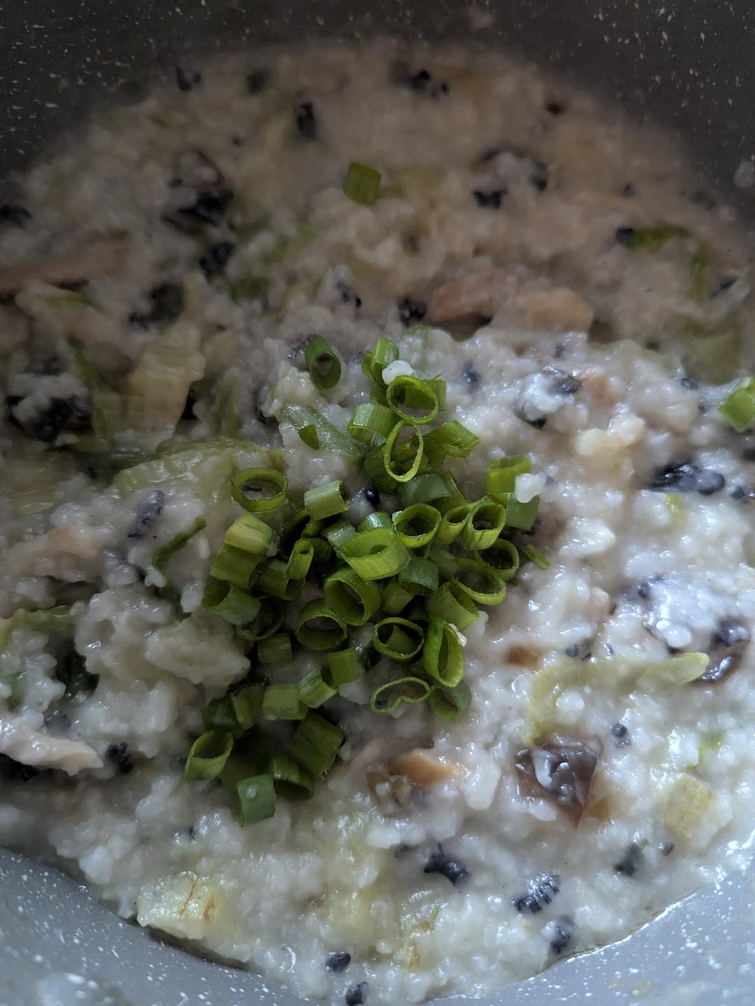十五分钟快手之香滑皮蛋瘦肉粥(附五分钟电饭煲电压力锅更快捷方法)