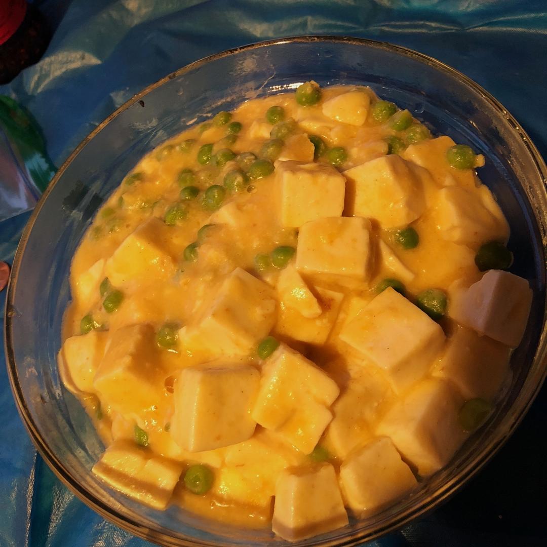咸蛋黄豆腐