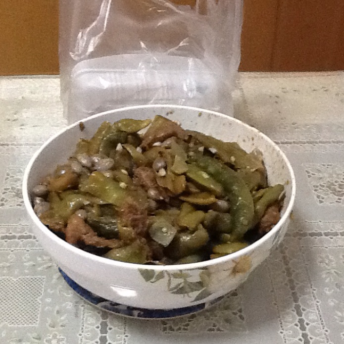 豆角炖肉
