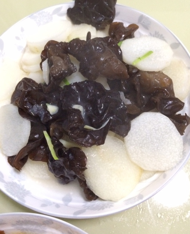 清炒山药木耳