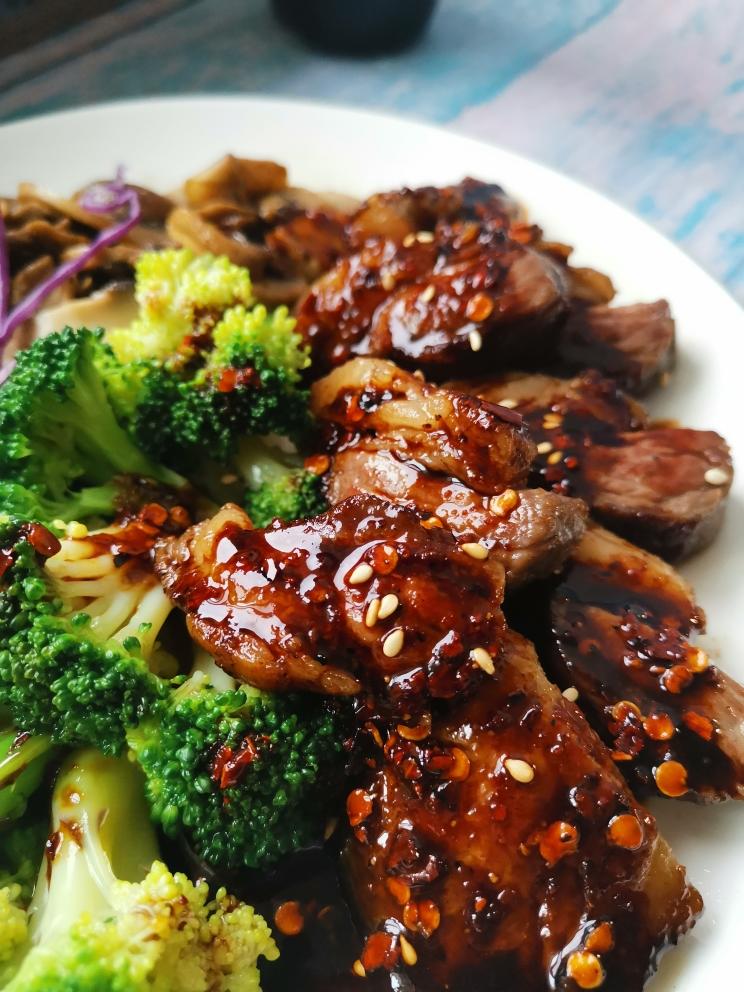 超快手麻辣酱汁牛扒的做法