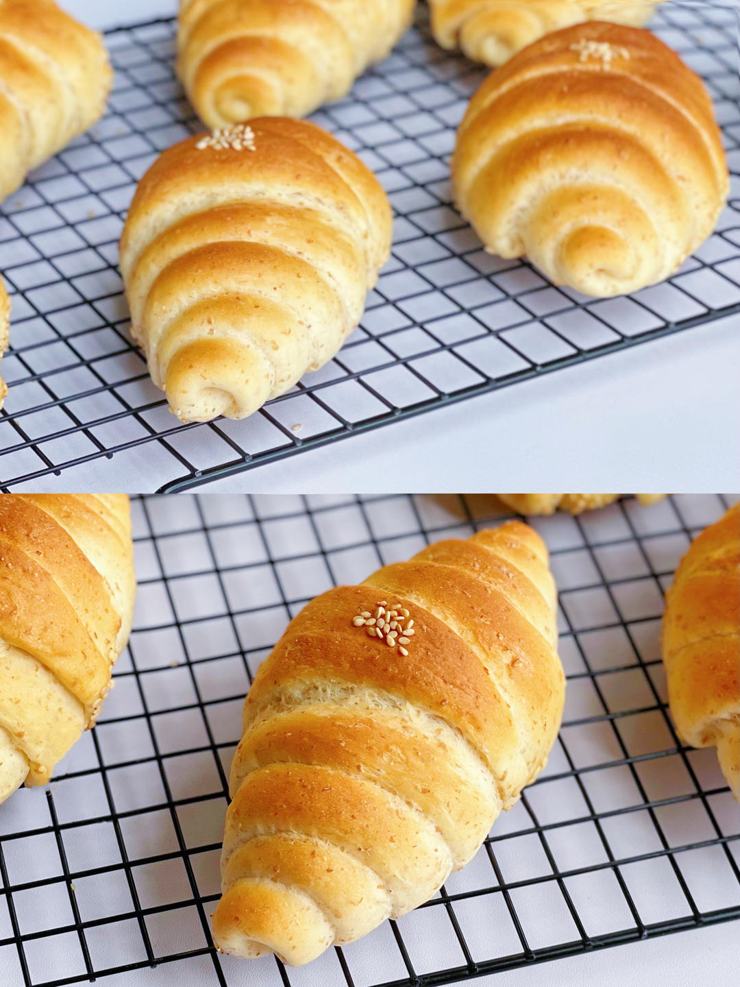 日式肉松海苔海盐面包卷｜简直太香了｜咸香风味