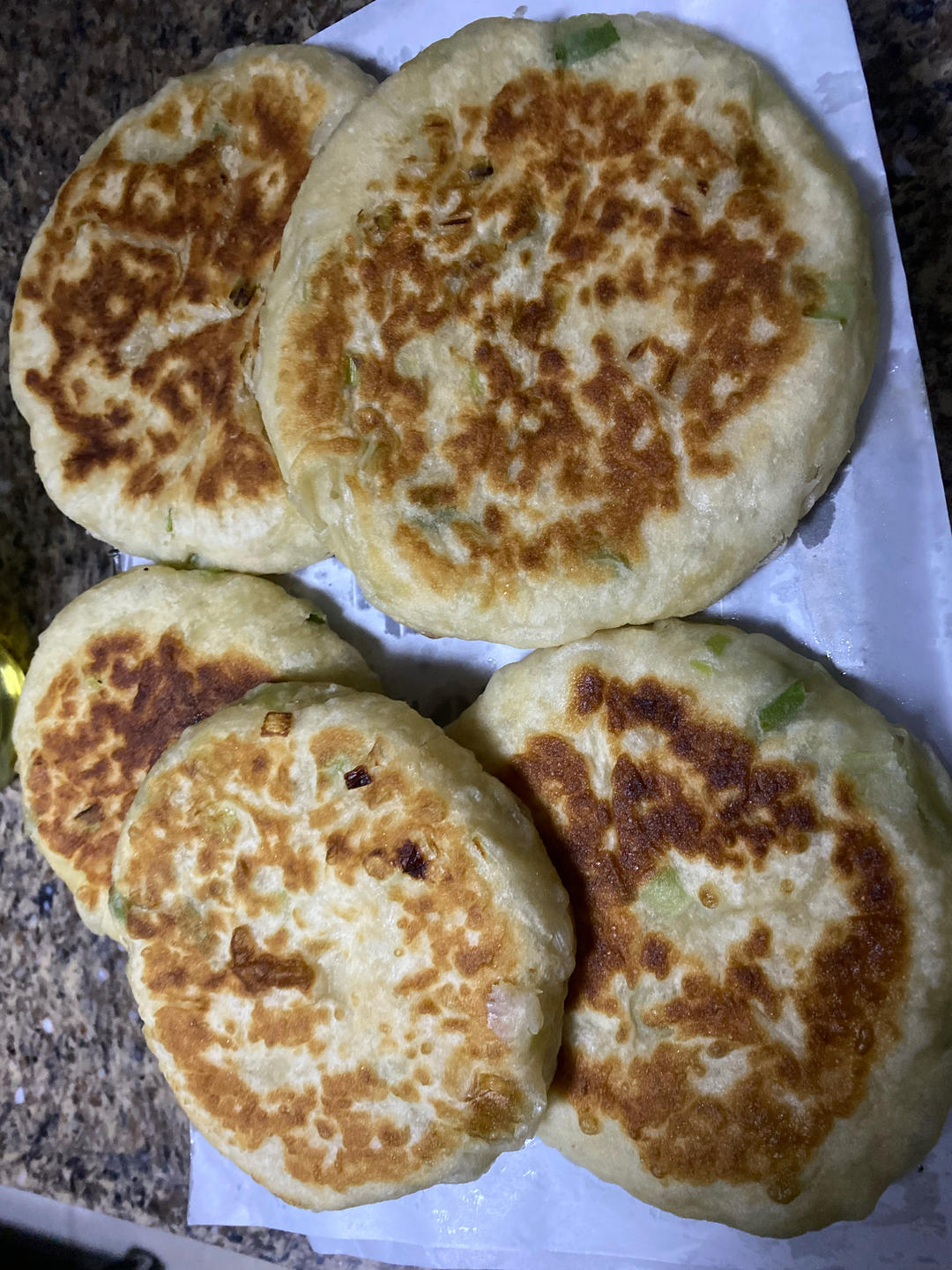 免手揉的发面葱油饼 超级软无敌好吃