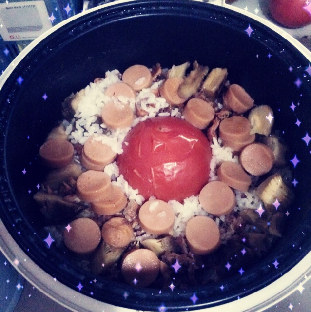 一整个西红柿饭~