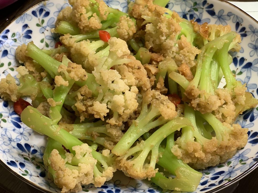 清炒有机菜花