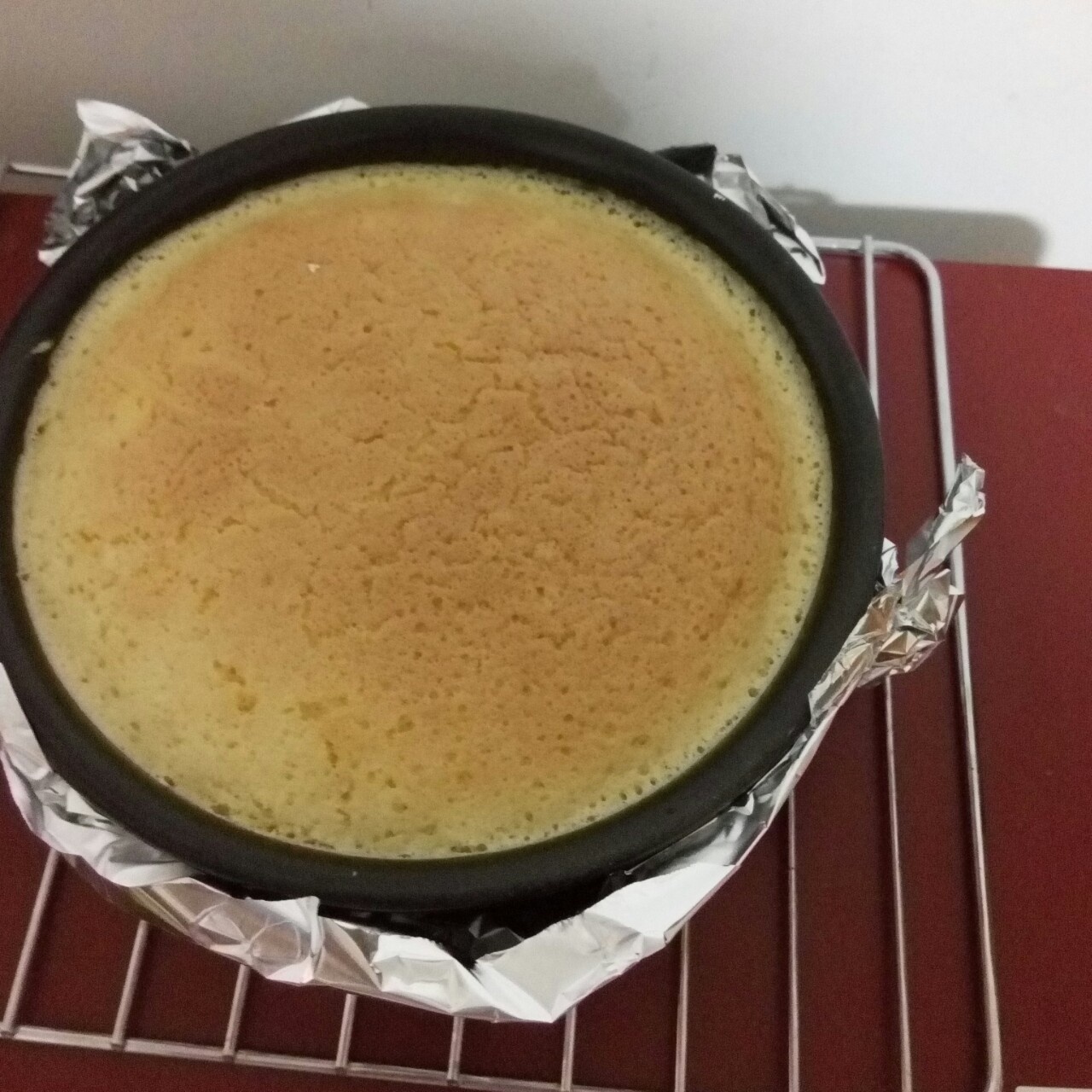 消耗淡奶油之作——淡奶油小蛋糕