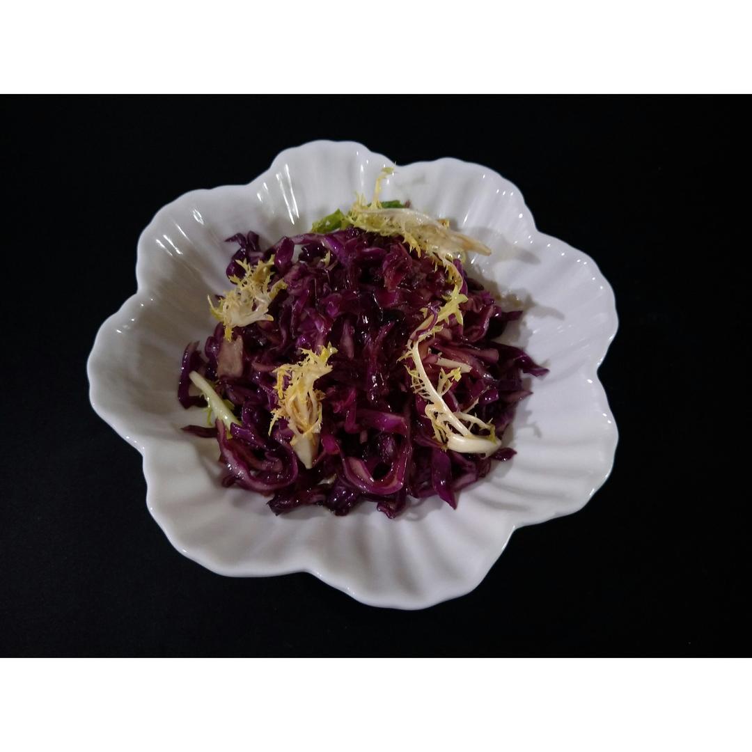 花影月移做的凉拌紫甘蓝紫包菜