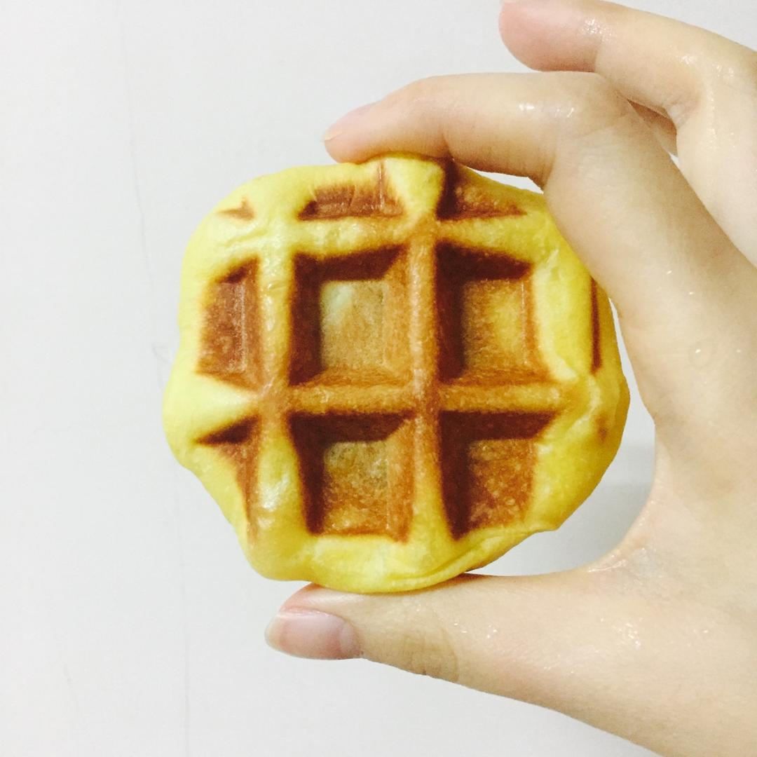 南瓜蜜豆华夫饼