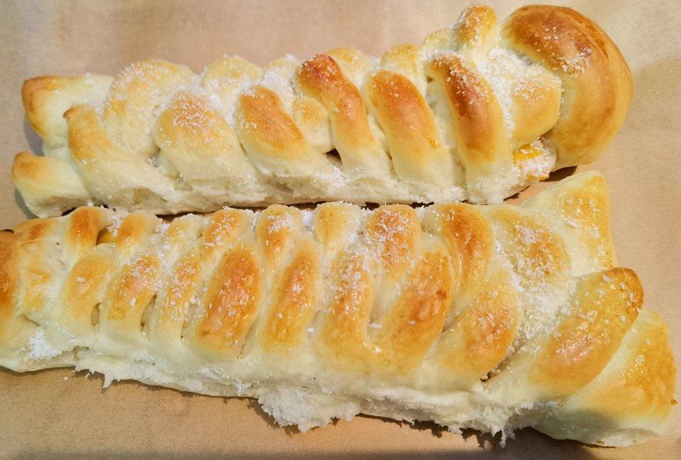 【美味桃子季】清新黄桃辫子面包