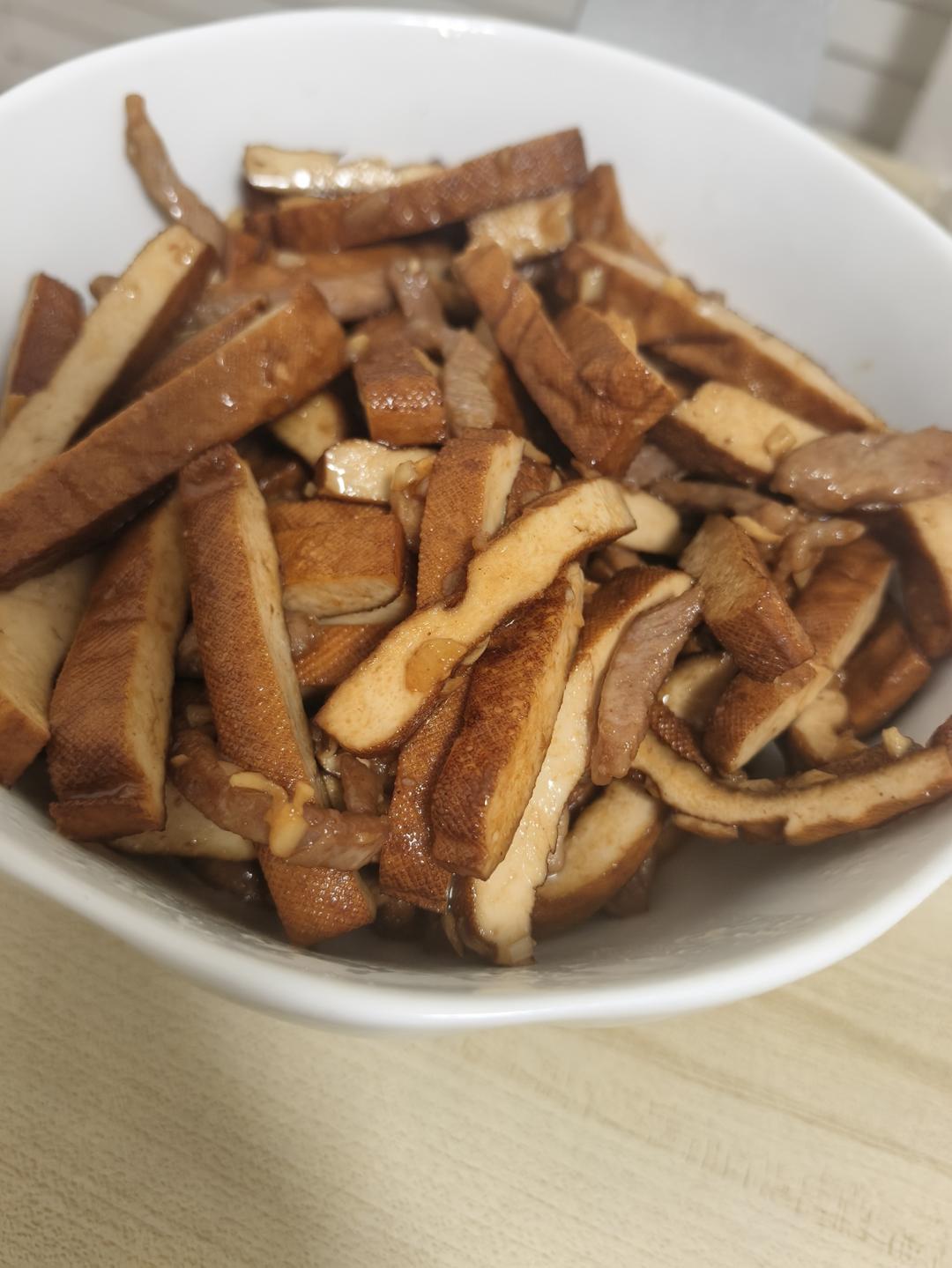 豆干炒肉丝