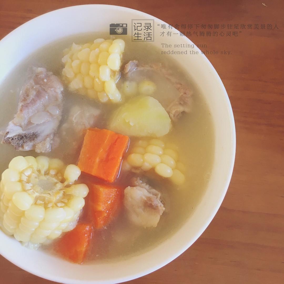 排骨玉米汤