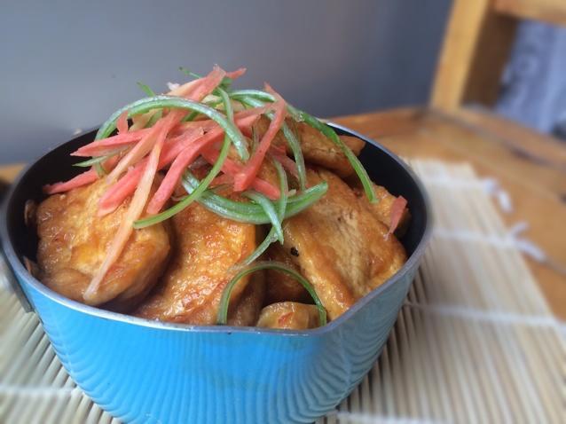 美味葱烧豆腐的做法