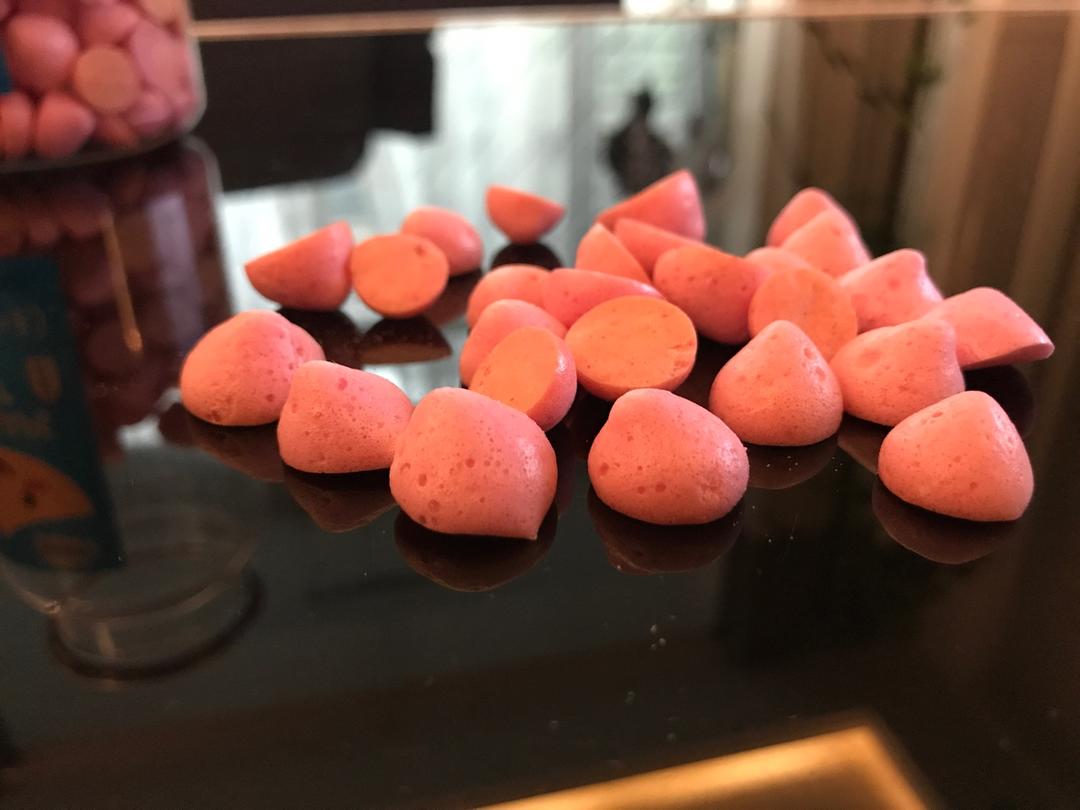 迷人的火龙果溶豆酸奶溶豆宝宝辅食