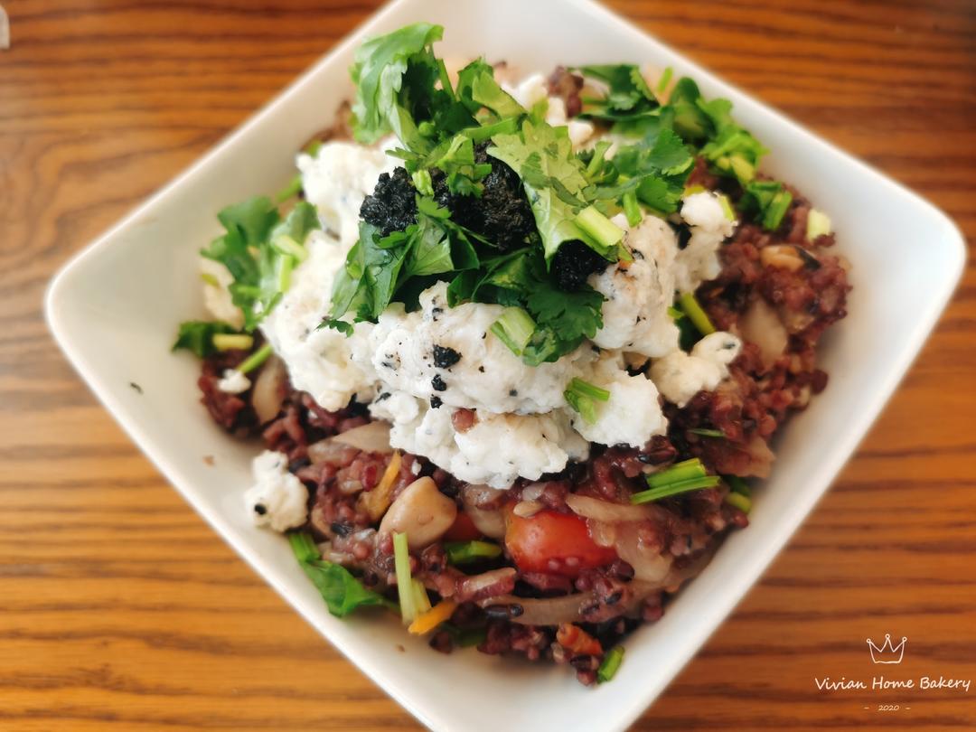 快手红米烩饭的做法