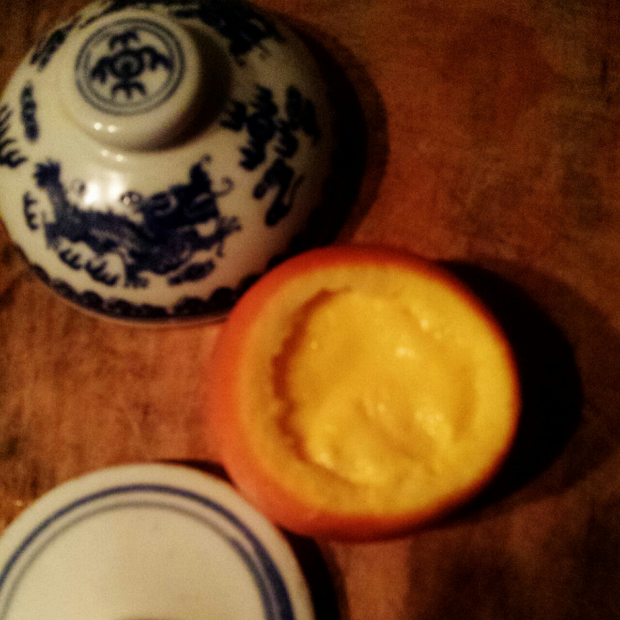 甜橙牛奶蛋羹