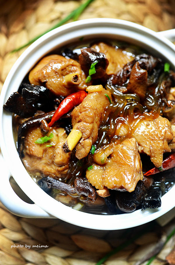 美妈做的小鸡炖蘑菇