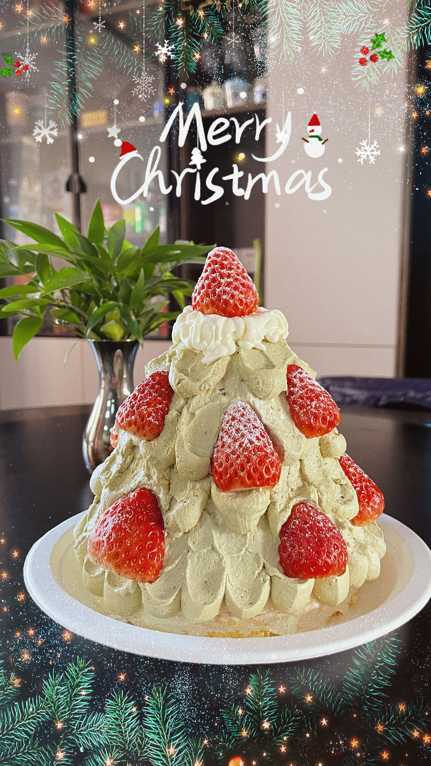 草莓🍓圣诞树🎄蛋糕🍰
