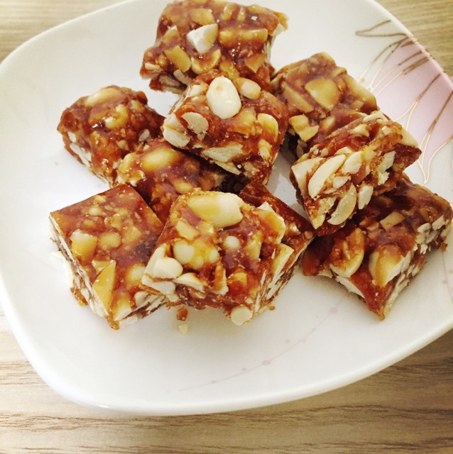 无水无油香脆花生糖