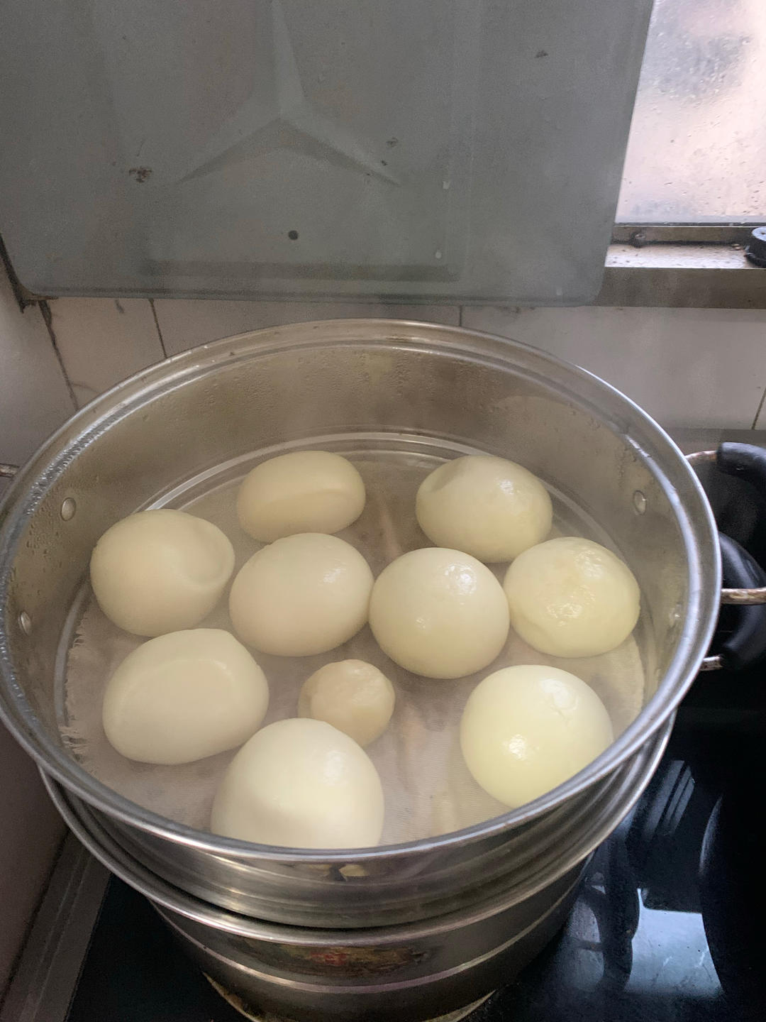 烫面馒头（一次发酵，个个水光肌）