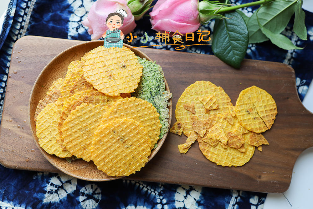 9个月以上胡萝卜肉末脆片的做法