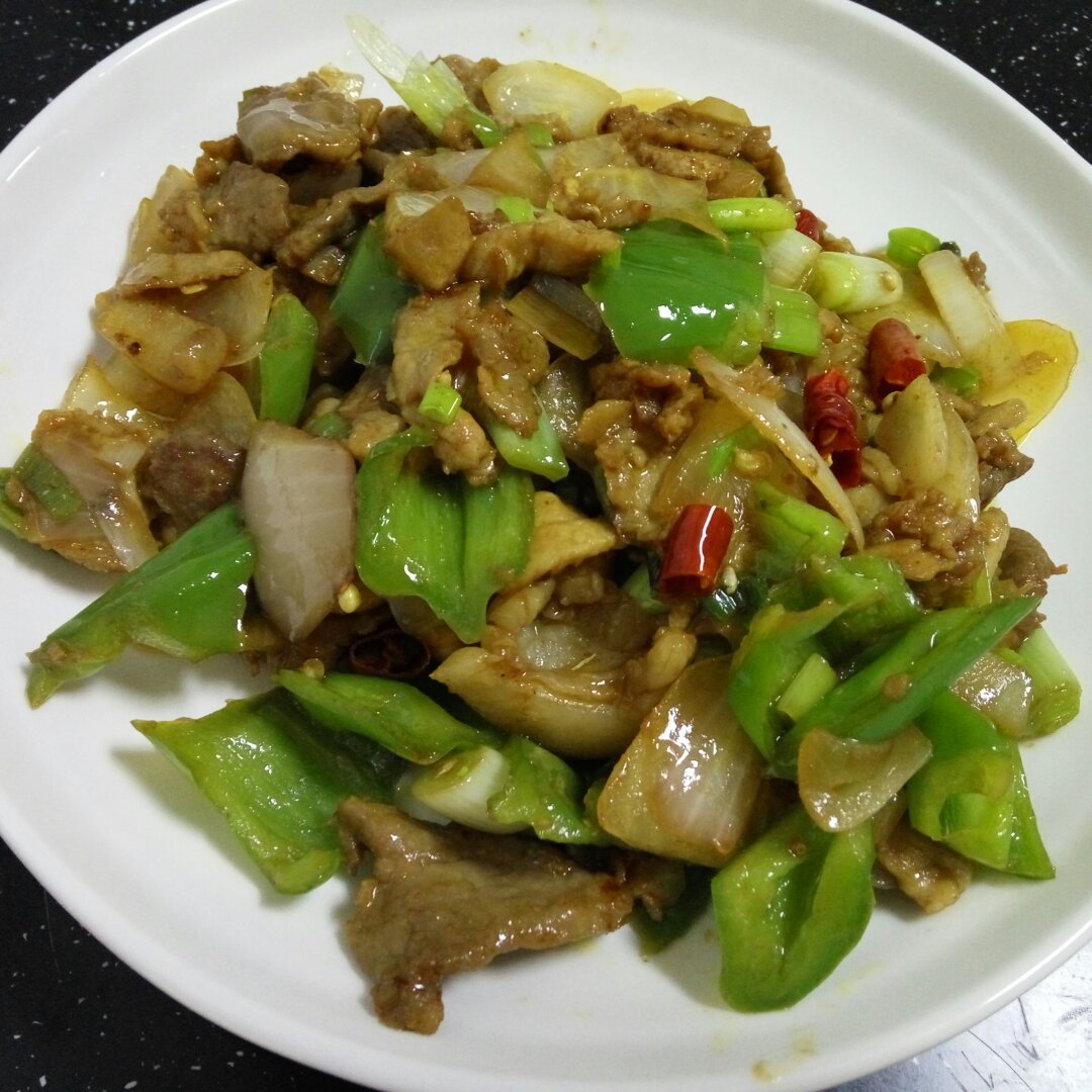 青椒炒肉
